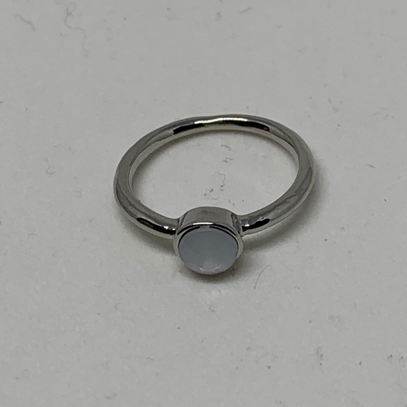 NWT • silver and faux stone stack ring - Picture 3 of 3